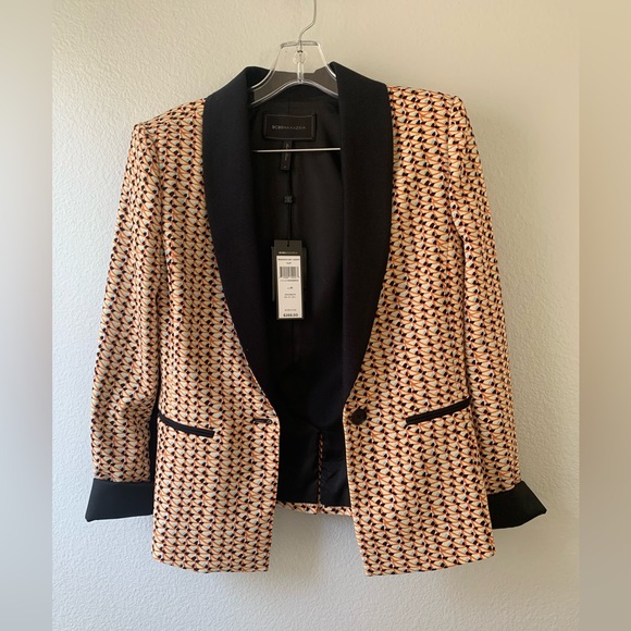 Bcbg Max Azria MULTICOLOUR POLYESTER JACKET, size M - Picture 4 of 7